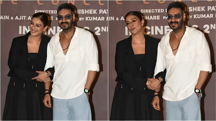 What happened between Ajay Devgn and Tabu at the trailer launch?