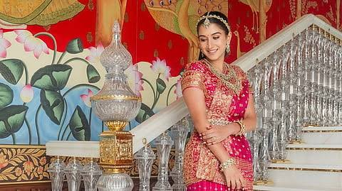 Radhika Merchant’s Manish Malhotra Kanchipuram Sari: Design Details