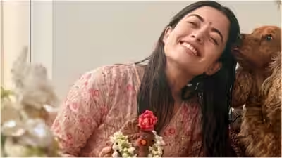 Rashmika Mandanna Celebrates Ganesh Chaturthi at Home