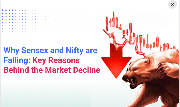 Why are Sensex and Nifty falling today?