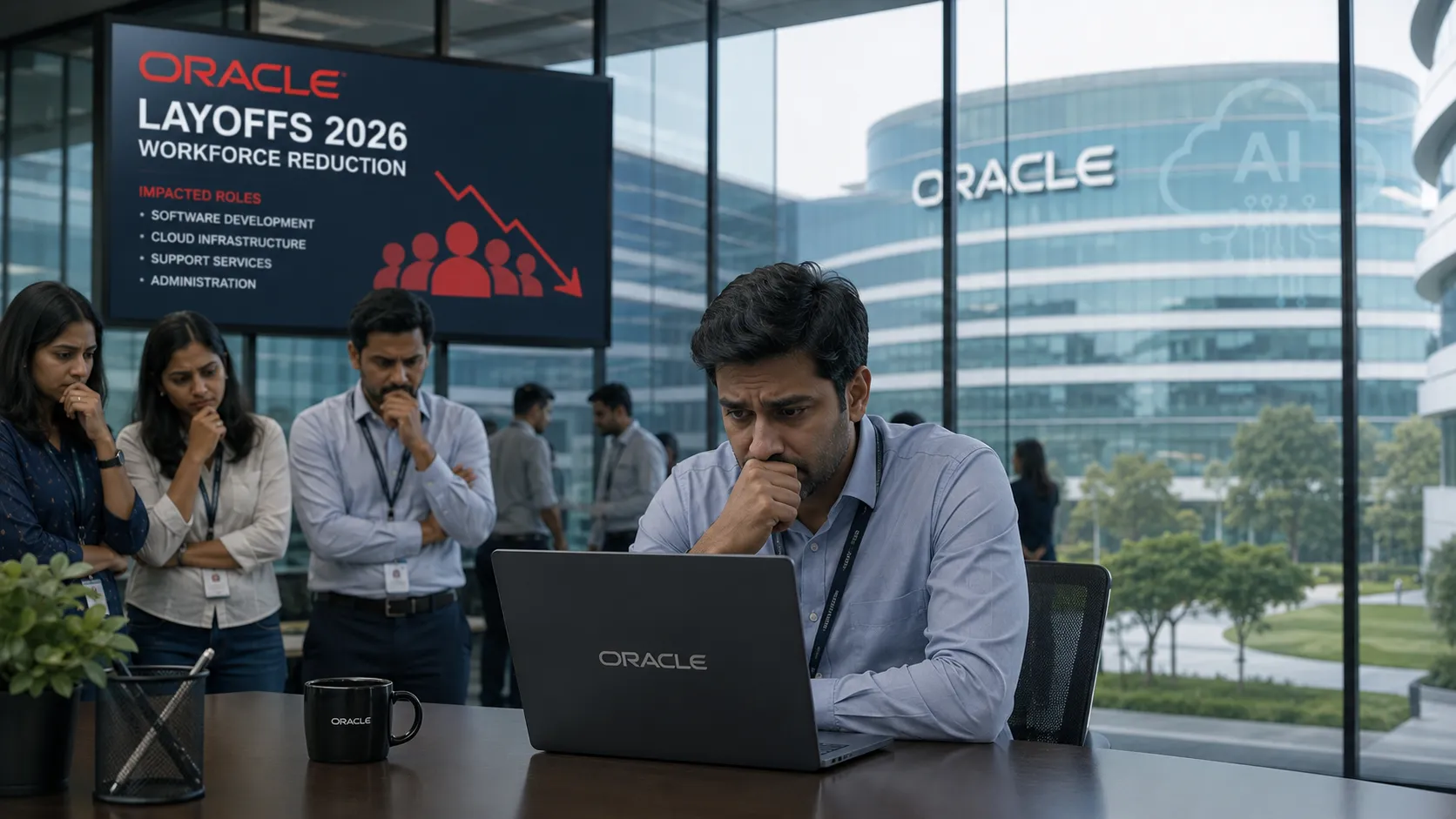 Oracle layoffs 2026 India job cuts और employees पर संभावित असर