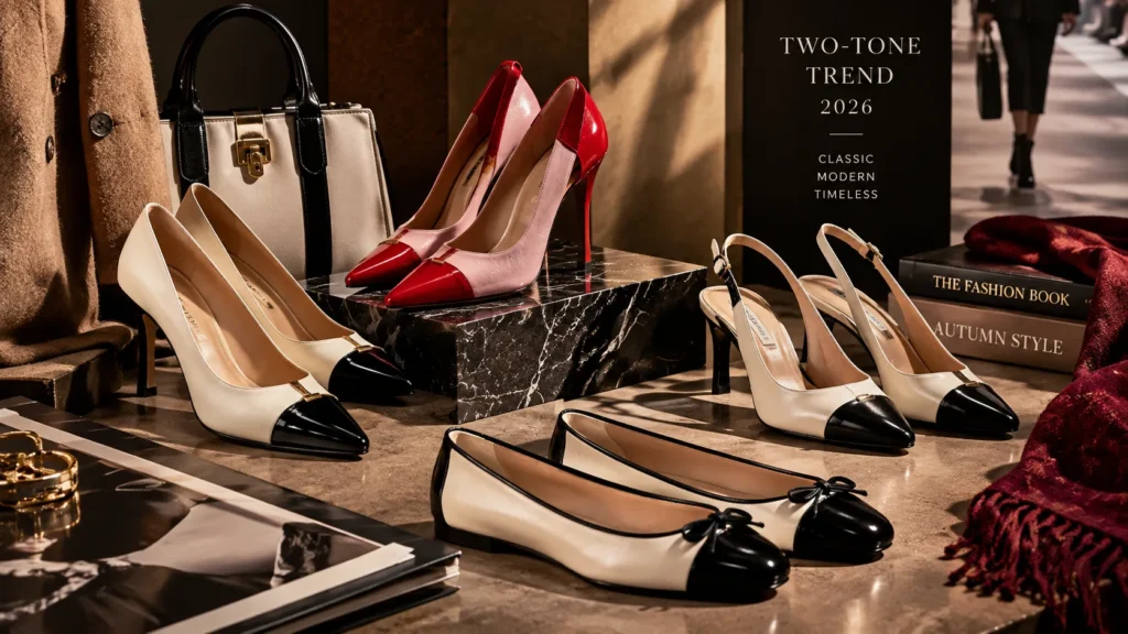 Two-Tone Shoes Trend 2026: The Classic Footwear Style Is Having a Major Comeback