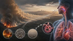 Wildfire का धुआं कितनी दूर तक पहुंच सकता है और Health पर क्या असर डालता है?