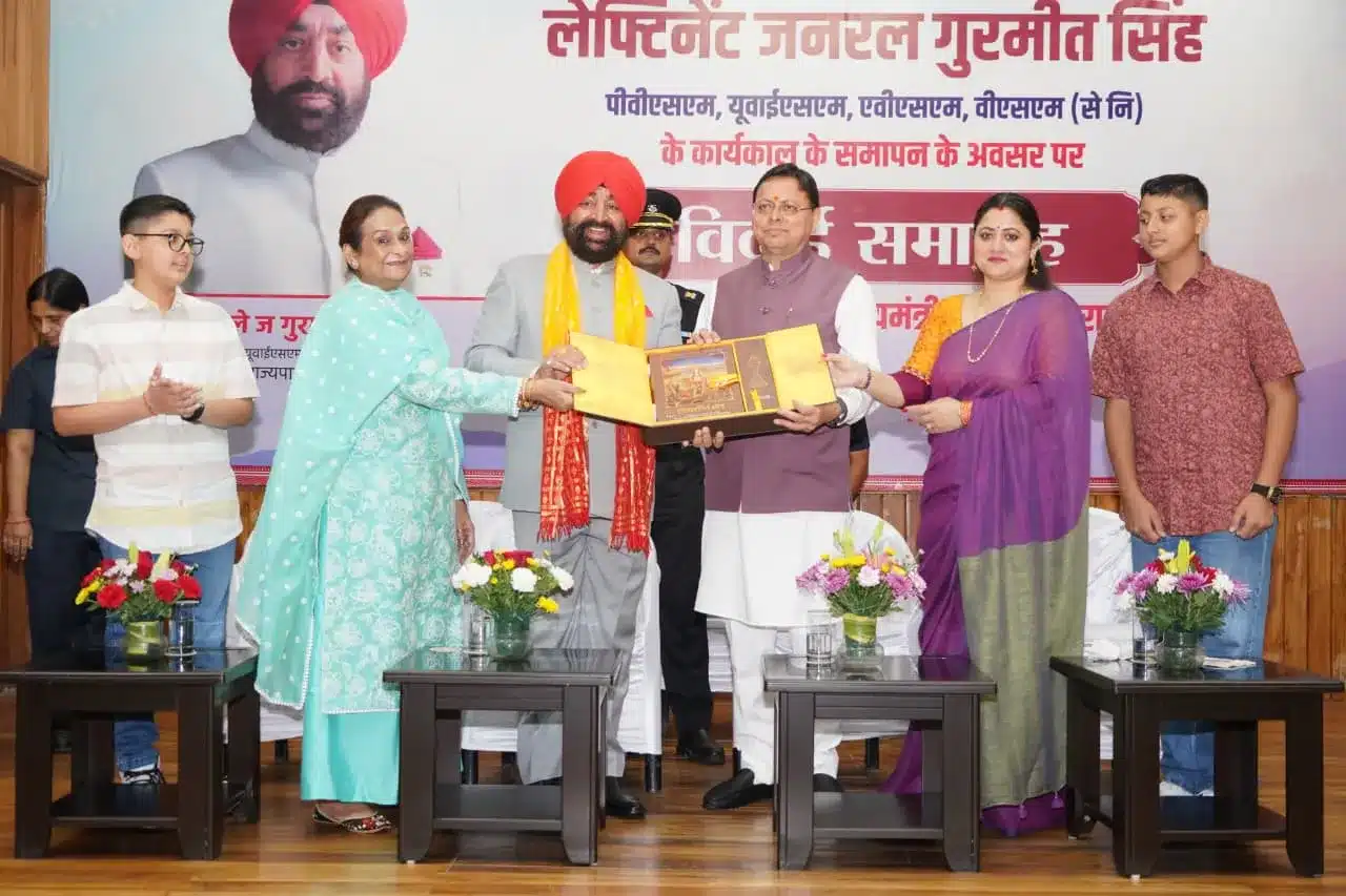 Governor Gurmit Singh's contribution to Uttarakhand's development, education, and women's empowerment is significant: Dhami