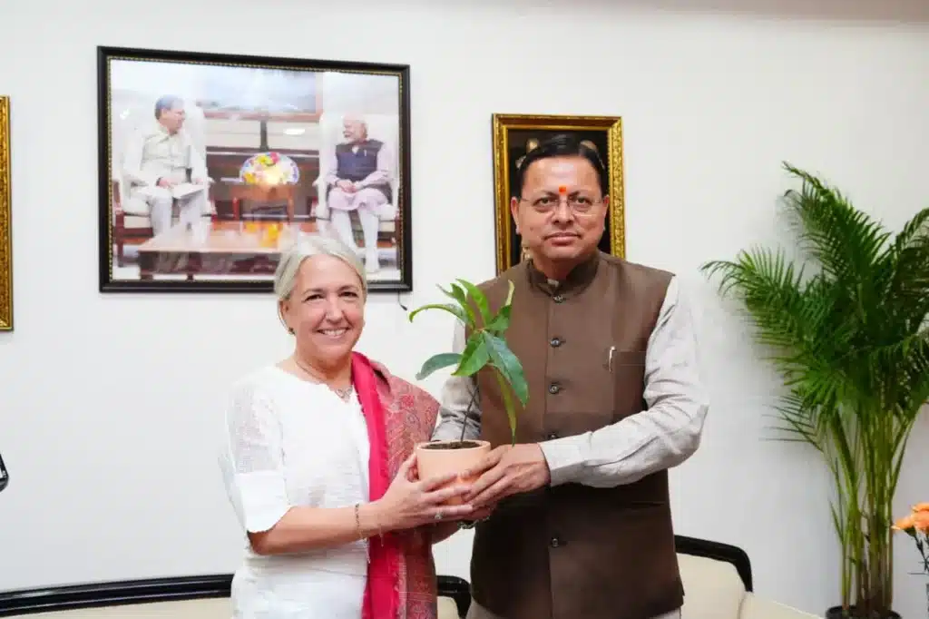 A delegation of international film producers met with Chief Minister Pushkar Singh Dhami.