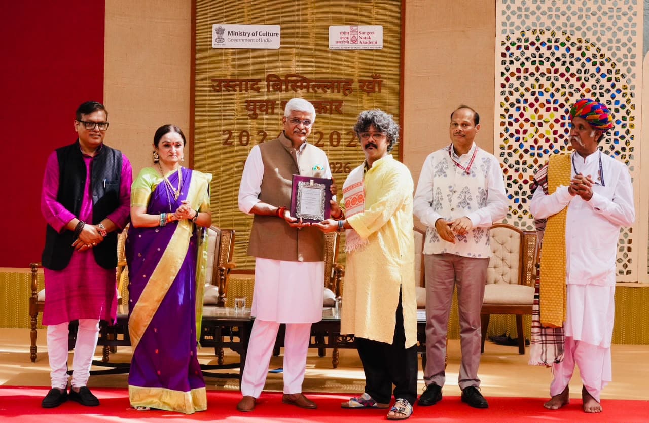 Uttarakhand Culture Department’s efforts gain national recognition; six artists from the state receive the Ustad Bismillah Khan Yuva Puraskar.