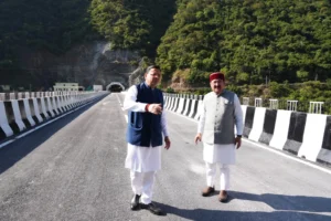Uttarakhand-मुख्यमंत्री ने रुद्रप्रयाग में पुल-सुरंग परियोजना एवं संगम लाइब्रेरी का किया अवलोकन