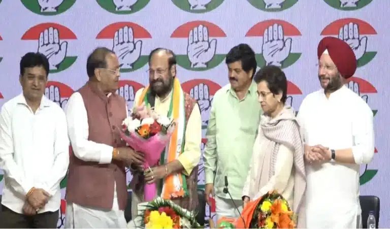 Uttarakhand-कांग्रेस में लौटे रामशरण नौटियाल , कुमारी शैलजा ने किया स्वागत, BJP पर साधा निशाना